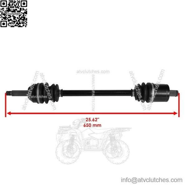 Front CV Axle For Polaris Ranger ETX 2015 2016 / Ranger EV Liion 2016 / 1333238 - Image 2