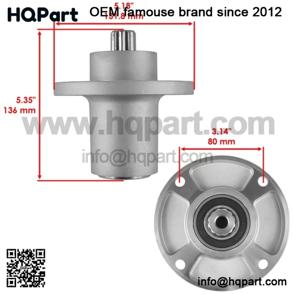 607418  01804  04664  4"  eck  pindle  /  .78"  D  ulley  or  ustler  aptor  D - Image 2