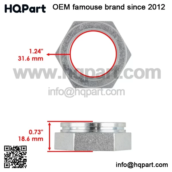 Polaris crambler 00/500 X4/4X4 002 ear xle haft /Nut - Image 4