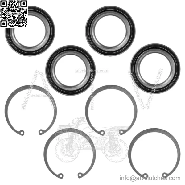 Rear Wheel Knuckle Bearings For Polaris RZR XP 1000 17-20 LE 20 5140634 3514627 - Image 4