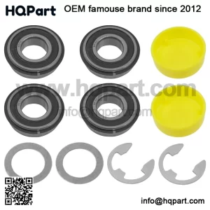 M96706 AM102888 M129036 24H1447 Front Wheel Bearing Kit For John Deere X540 X590