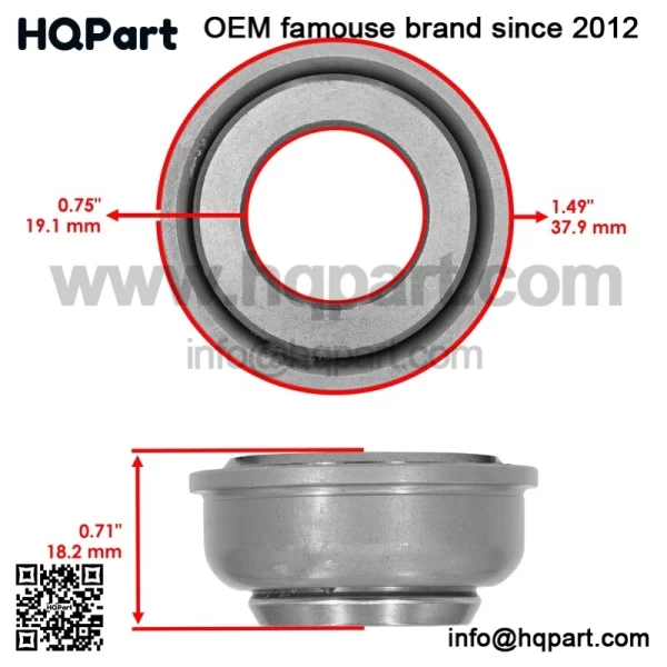 786103 Front Wheel Bearing For Hustler Mini Z / FasTrak SD SDX / Raptor SD RD - Image 2
