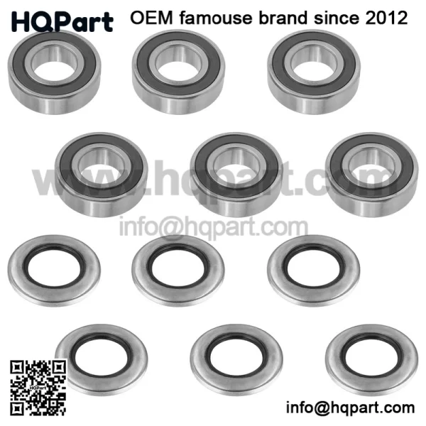 302585 10161 300441 Spindle Bearings w/ Hub Seals Repair kit for Dixie Chopper