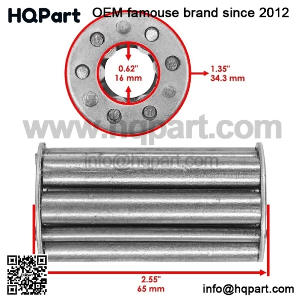 Wheel Bearing kit for Toro 30197 30518 30519 ProLine 1-513809 1-513810 1-513648 - Image 2