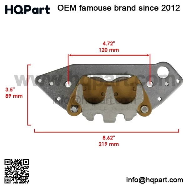 Front Left  Brake Caliper W/ Pads for Polaris Ranger 1000 XP Crew 2023-2024 - Image 2