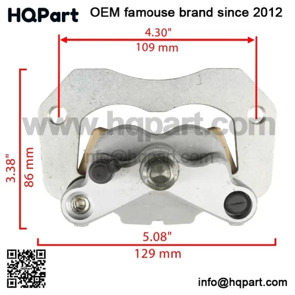 Rear Right & Left Brake Caliper Kit For Polaris General 1000 16-17 / 4 1000 2017 - Image 3