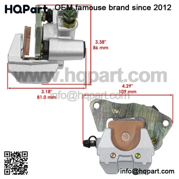 Front Left Brake Caliper For Yamaha Grizzly 600 YFM600FWA 98-02 4WV-2580T-00-00 - Image 2