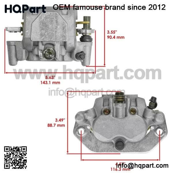 Front Left Brake Caliper For Yamaha YXC700 Viking VI EPS Ranch Edition 2020-2025 - Image 2