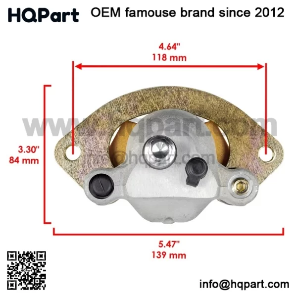 1913405 1913403 Front or Rear Right Brake Calipers with Pads For Polaris - Image 2