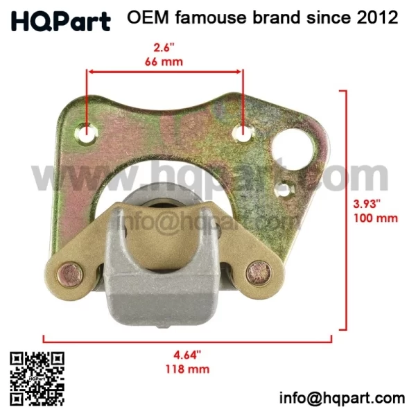 Front Right Brake Caliper w/ Pads For Polaris Sportsman 450 HO 2021-2024 - Image 2