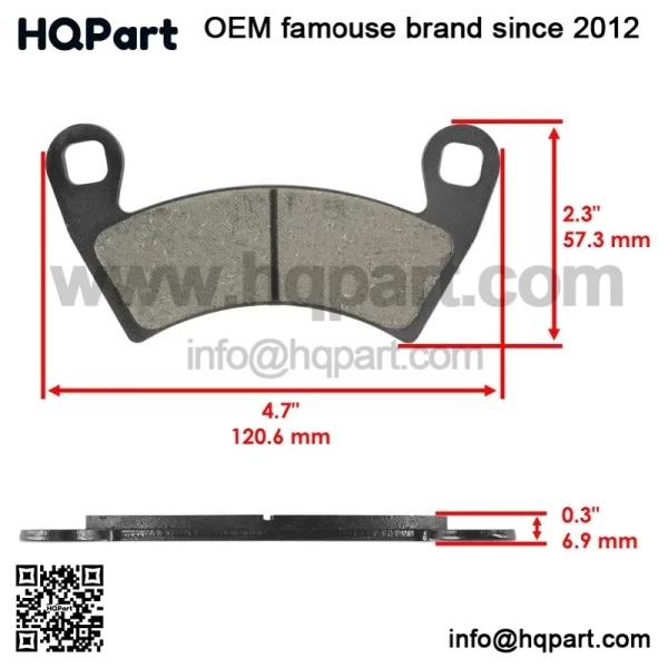 Front And Rear Brake Discs and Pads For Polaris General 1000 XP 1000 2020-2024 - Image 2