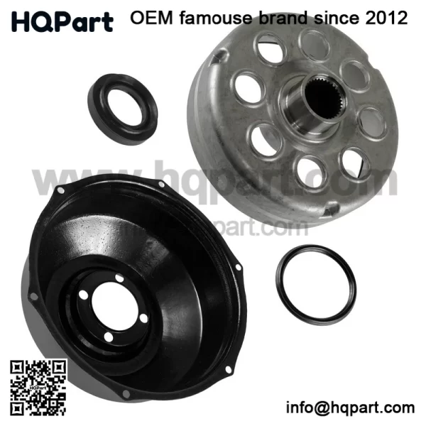 43620-HP5-600 Rear Brake Drums & Seals For Honda Rancher 420 TRX420 2007-2013