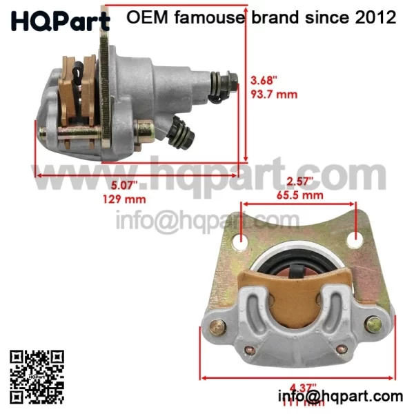 Rear Brake Caliper & Pads For Polaris Sportsman 570 2014-2020 1911122 1910806 - Image 2