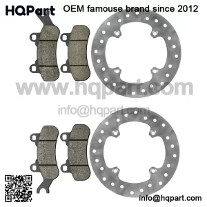 Front or Rear Brake Disc with Pads for Can-Am Defender Max HD10 2018 - 2023