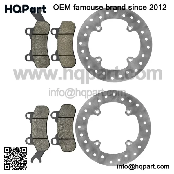 Front or Rear Brake Disc with Pads for Can-Am Defender Max HD10 2018 - 2023