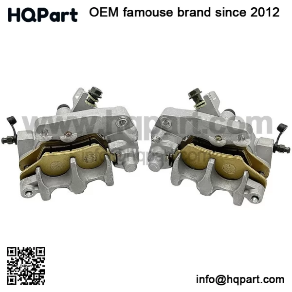 Front Left Right Brake Calipers & Pads for Honda TRX450R Sportrax 450 2004-2009 - Image 3