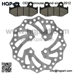 Rear Brake Disc Rotor w/ Pads fits Yamaha YFZ450R / YFZ450RSE Special 2009-2021