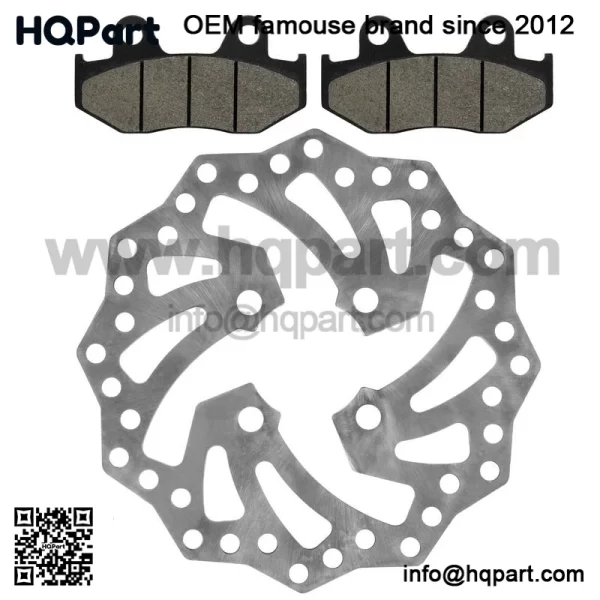 Rear Brake Disc Rotor w/ Pads fits Yamaha YFZ450R / YFZ450RSE Special 2009-2021