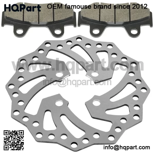 Rear Brake Disc Rotor w/ Pads fits Yamaha YFZ450R / YFZ450RSE Special 2009-2021 - Image 4