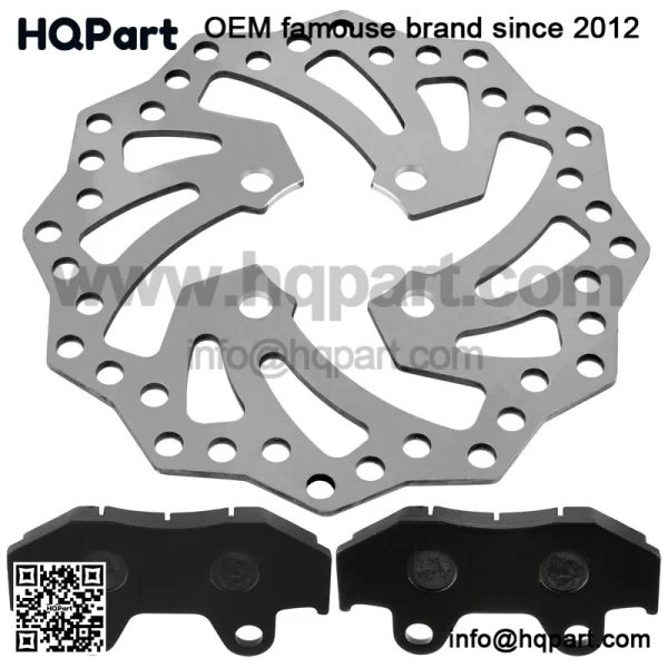 Rear Brake Disc Rotor w/ Pads fits Yamaha YFZ450R / YFZ450RSE Special 2009-2021 - Image 5