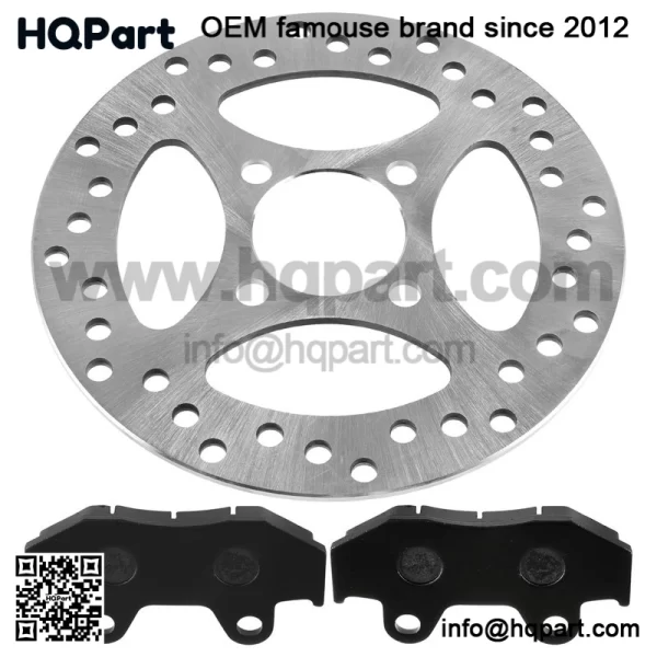 Rear Brake Disc Rotor W/ Pad For Yamaha YFZ450 2006 2007-2013 (Not For YFZ450R ) - Image 5