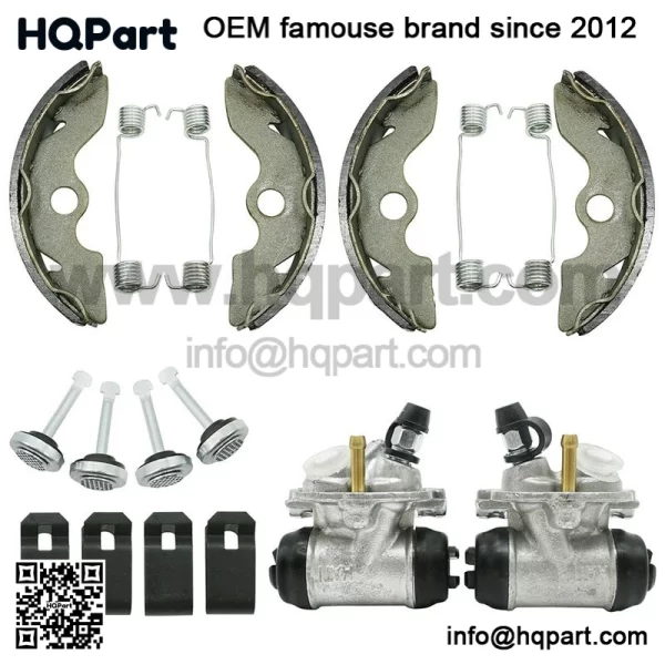 Front Brake Wheel Cylinders w/Shoes for Honda FourTrax 300 TRX300 2x4 1993-2000