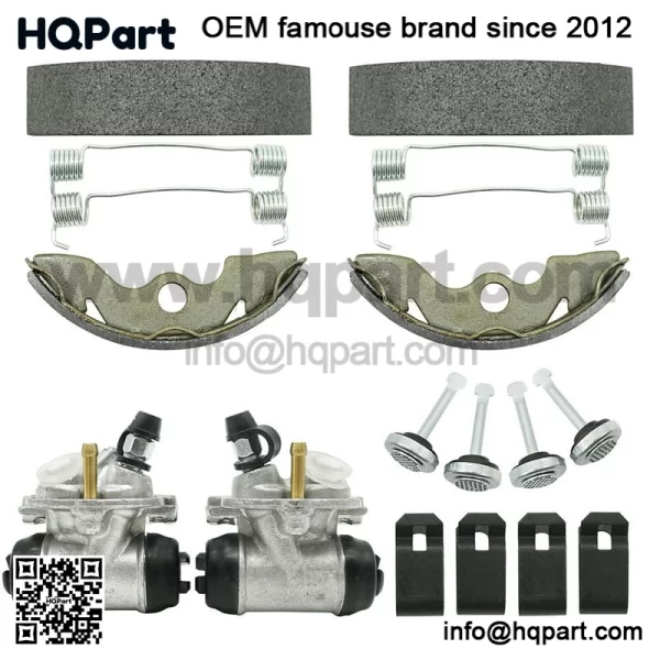 Front Brake Wheel Cylinders w/Shoes for Honda FourTrax 300 TRX300 2x4 1993-2000 - Image 3