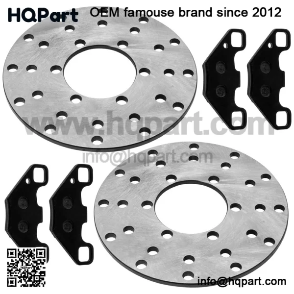 0454412 Front Brake Disc & Pads For Polaris RZR 170 2009-21 Left & Right - Image 5
