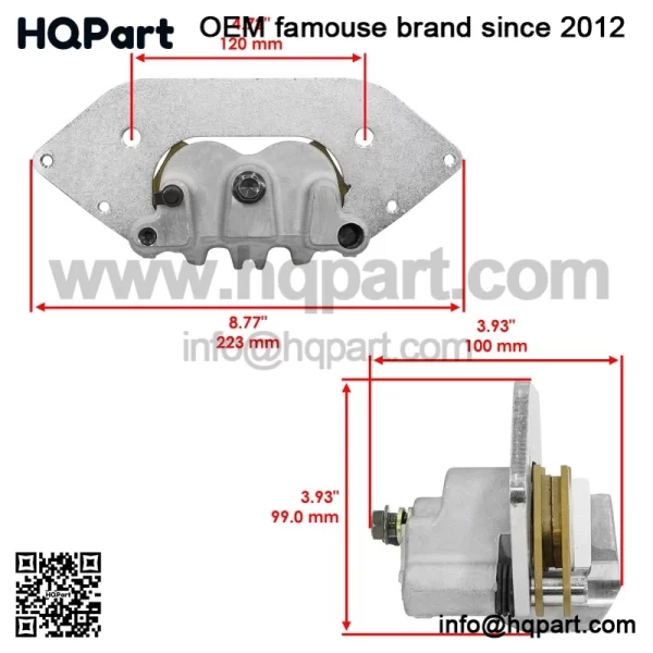 Front Brake Calipers For Polaris Ranger XP 1000 Crew XP 1000 2021-2022 - Image 3
