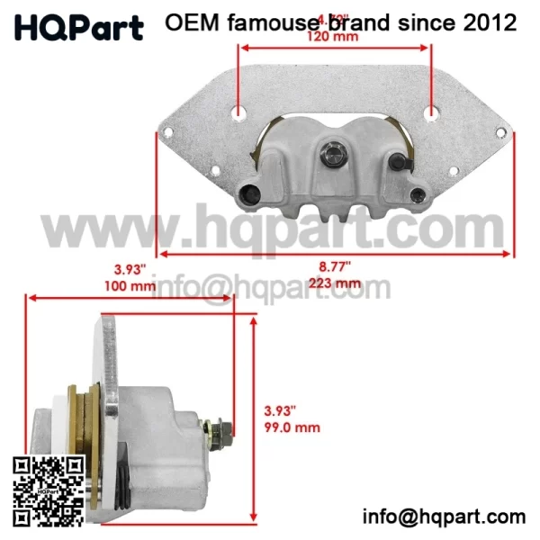 Front Left Brake Caliper For Polaris Ranger XP 1000 Crew XP 1000 21-22 1913791 - Image 2