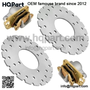 Polaris crambler 00 X4/4X4 001-2002 ront rake alipers /Disc Left/Right)