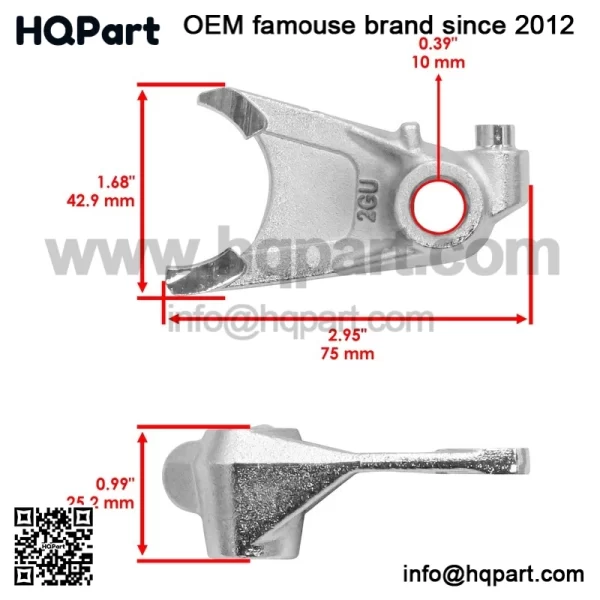Shift Cam Fork For Yamaha 2GU-18512-00-00 4L0-18512-00-00 2GU185120000 - Image 2