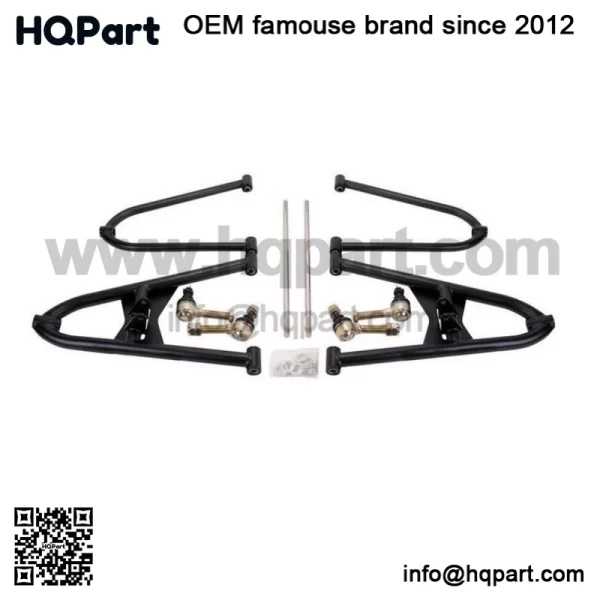 TRX 450R A Arms +2.5 +1 Chromoly Adjustable Brake lines Clamps - Image 2