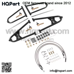 Front A Arms +2 +1 For Raptor 700 700R 2006-2017 W/Adjustable Brake Lines Clamps