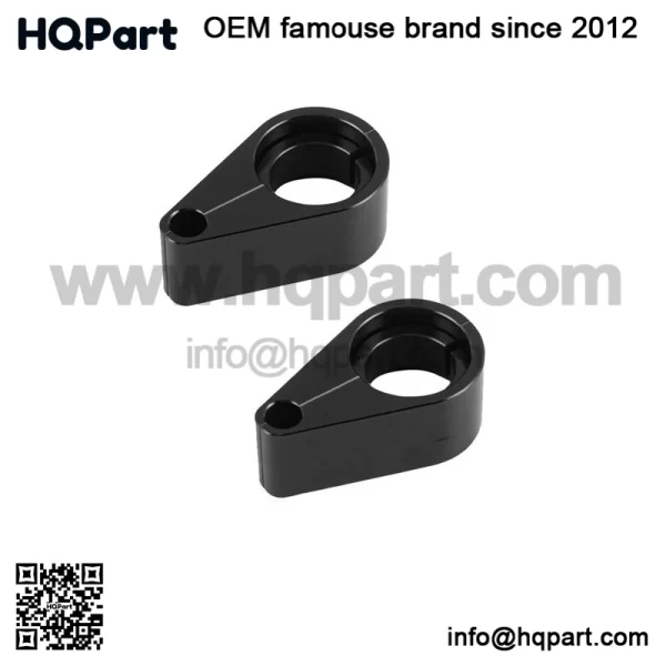 1Pair A-Arm Brake Cable Line Clamps 1" & 0.75" For Yamaha YFZ450R YFZ450X YFZ450