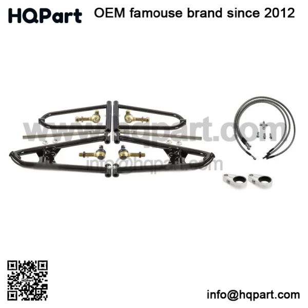 Yamaha YFZ 450  A Arms +2 +1  Chromoly  Adjustable 04 05 Brake Lines Clamps Alba