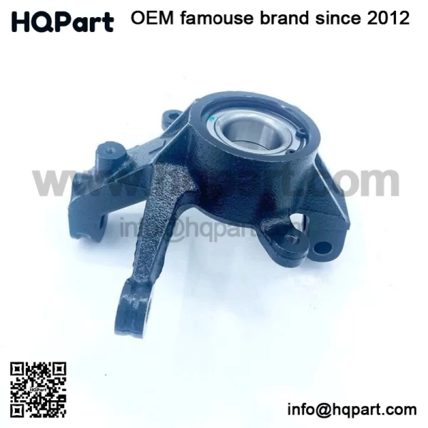 Steering Knuckle Front Left For Hisun 700cc 500c SUPERMACH MENARDS QLINK MASSIMO Electrophoretic black paint - Image 2