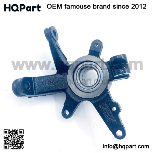 Steering Knuckle Front Left For Hisun 700cc 500c SUPERMACH MENARDS QLINK MASSIMO Electrophoretic black paint - Image 4