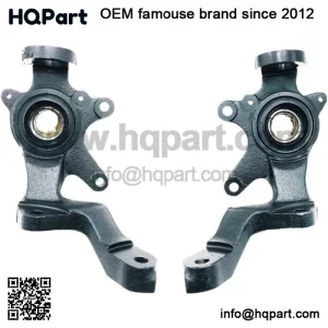 Front Right/Left Steering Knuckle Assy70MM Hisun Massimo 700 UTV Quad GO Kart HS Code 52710-115N00-0000/52720-115N00-0000 (Color : Left and Right) Electrophoretic black paint