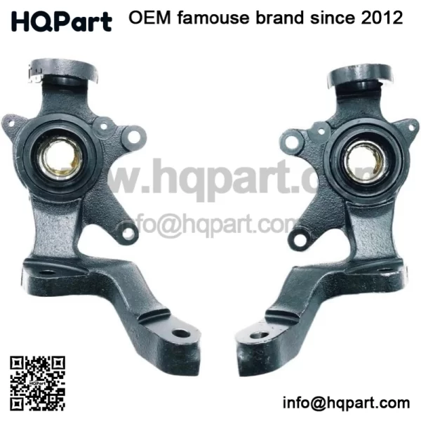 Front Right/Left Steering Knuckle Assy70MM Hisun Massimo 700 UTV Quad GO Kart HS Code 52710-115N00-0000/52720-115N00-0000 (Color : Left and Right) Electrophoretic black paint