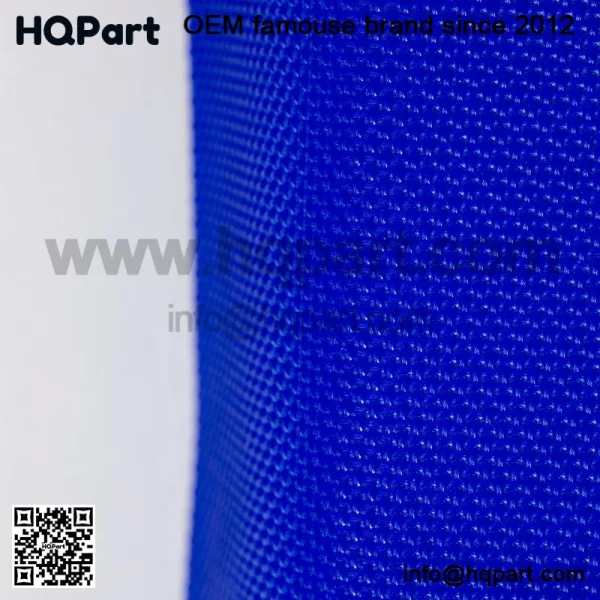 2009-2024 Yamaha YFZ 450R Seat Cover  All Black / Blue Ribs  Gripper #201 - Image 4