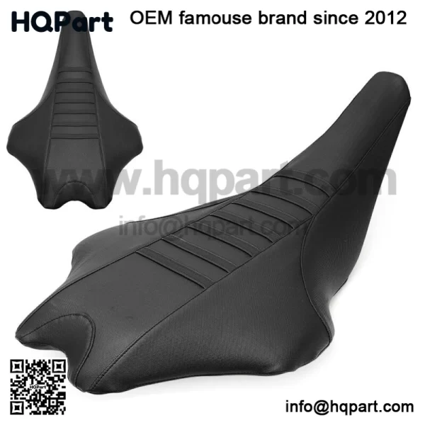 For Yamaha YFZ450R Seat Cover 2009 -2020 BLACK RIBBED GRIPPER YFZ 450R 450REL SE