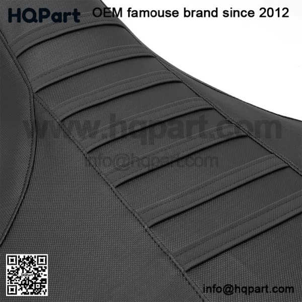 For Yamaha YFZ450R Gripper Seat Cover 2009 - 2021 YFZ 450R 450RSE REL Black Ribs - Image 2