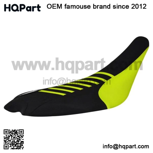 Yamaha 2009-2020 YFZ 450R 450 R Seat Cover  NEON YELLOW/BLK/NEON YELLOW rib #201