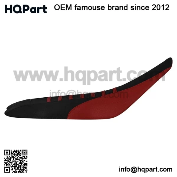 Yamaha 2009-2020 YFZ 450R 450 R Gripper Seat Cover  MAROON/BLACK/MAROON rib #201 - Image 2