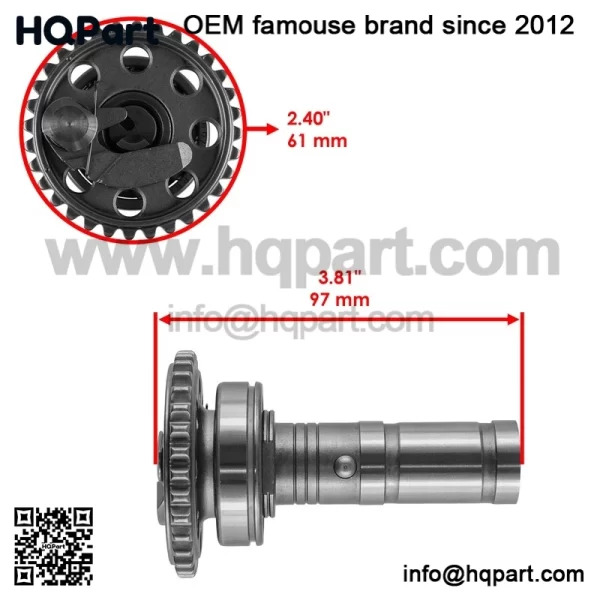 Camshaft Kit W/ Cam Chain for Yamaha YFZ450R YFZ 450 R 2009 2010 2011 2012 2013 - Image 3