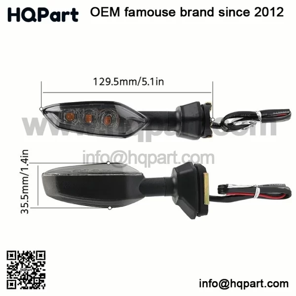 LED urn ignal ights or awasaki 125/Z250/Z300/Z650/Z750/Z900/Z1000/Z125PRO  air - Image 2
