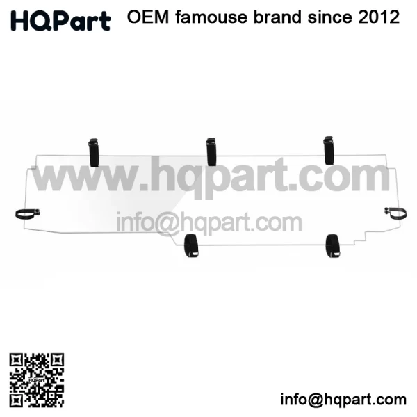 Polycarbonate ear indshield or an-Am averick 3 2017-2024)  TV ack indow