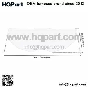 Half ront indshield or an-Am averick 3 urbo 2017-2025)  TV indscreen