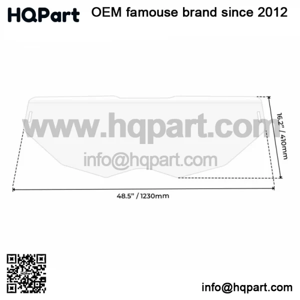 Half ront indshield or an-Am averick 3 urbo 2017-2025)  TV indscreen